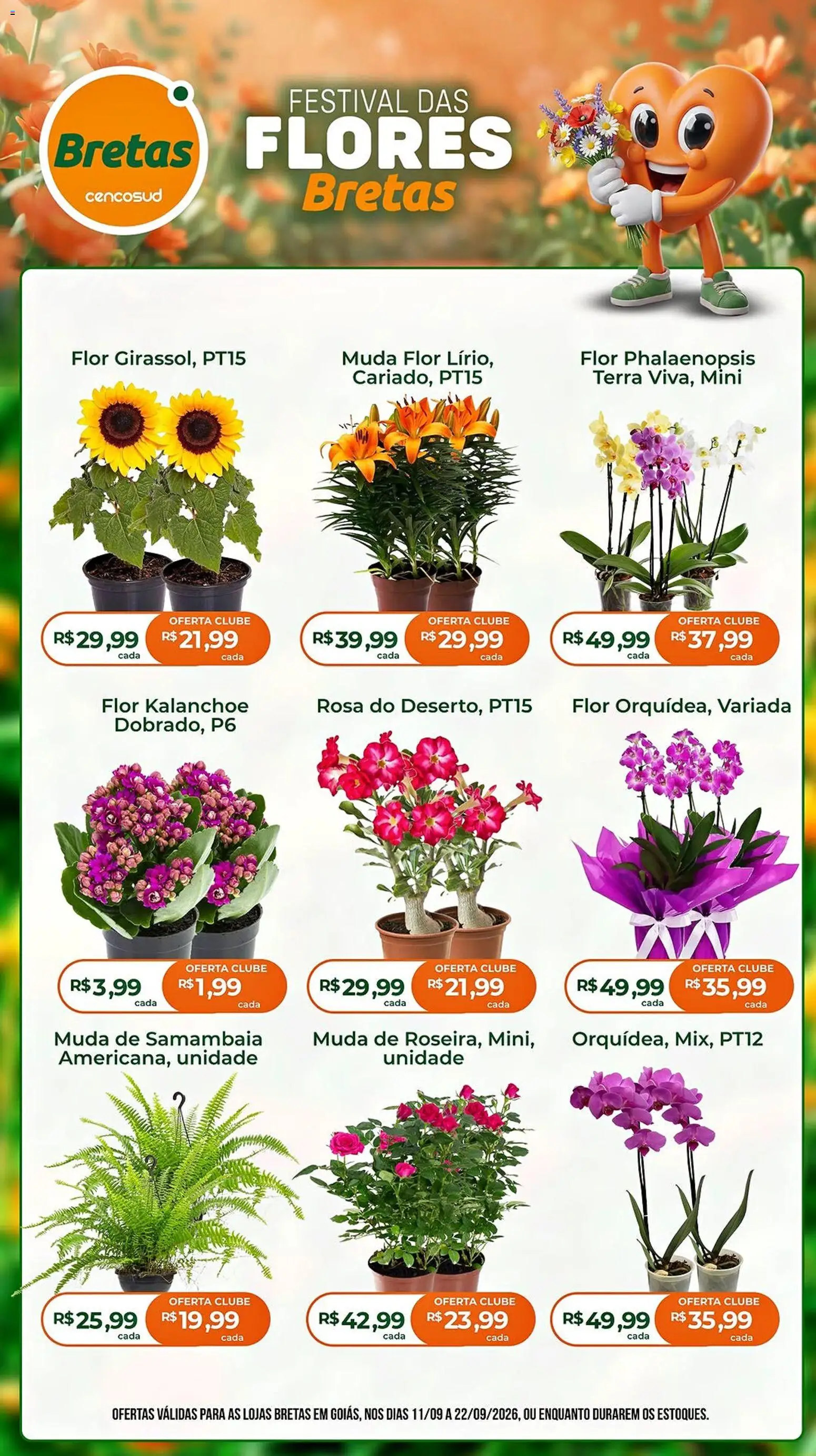 Bretas ofertas Flores - página 1- válido a partir de 11/09/2026
