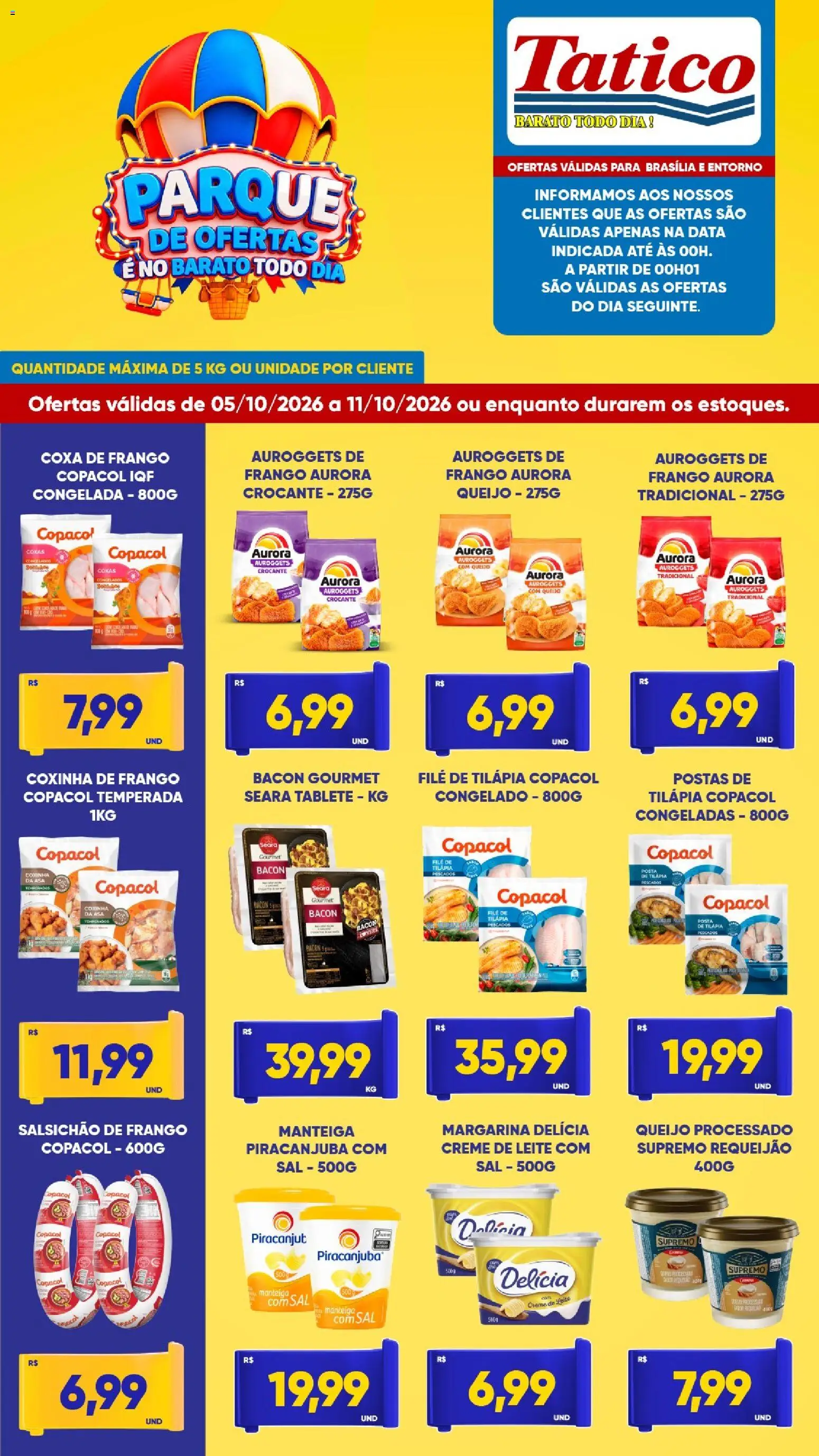 Tatico - Ofertas da semana - página 1- válido a partir de 05/10/2026
